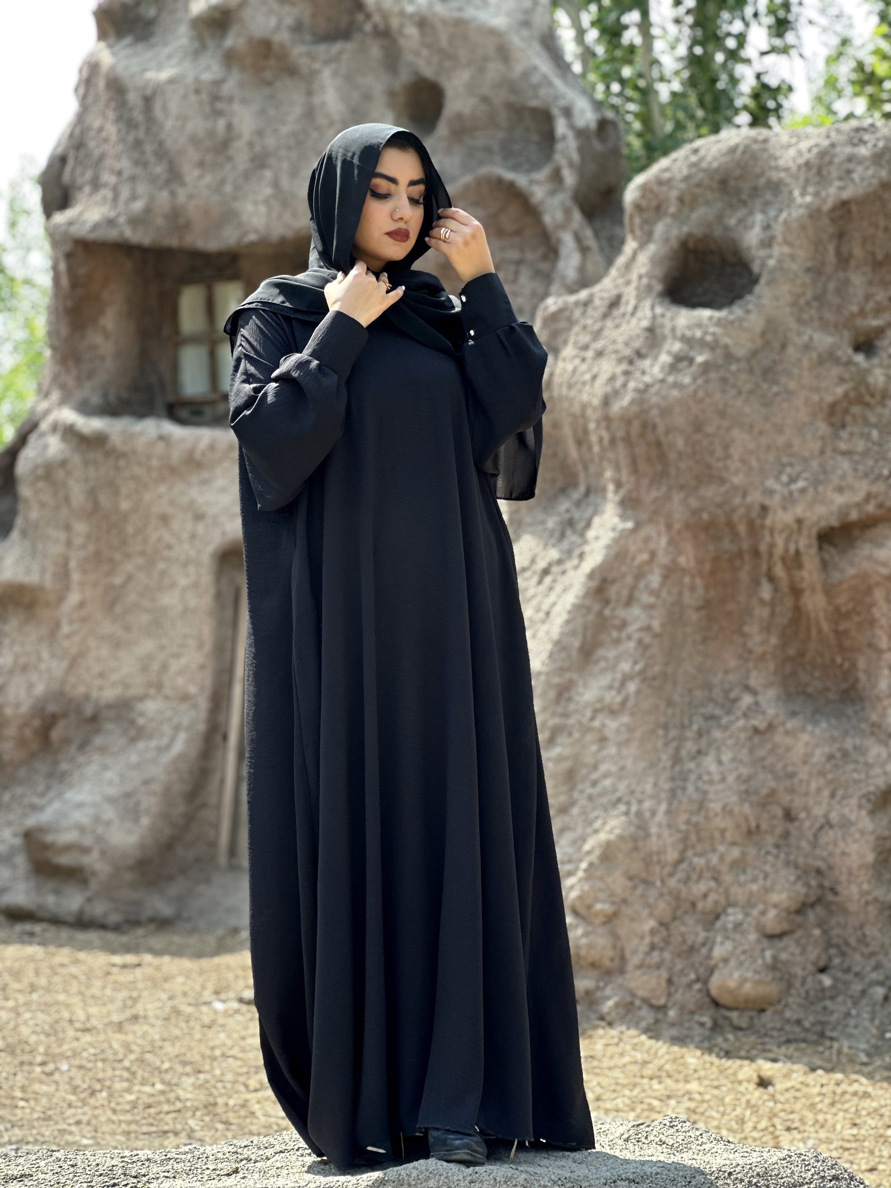 عبای راحیل فری سایز جیبدار