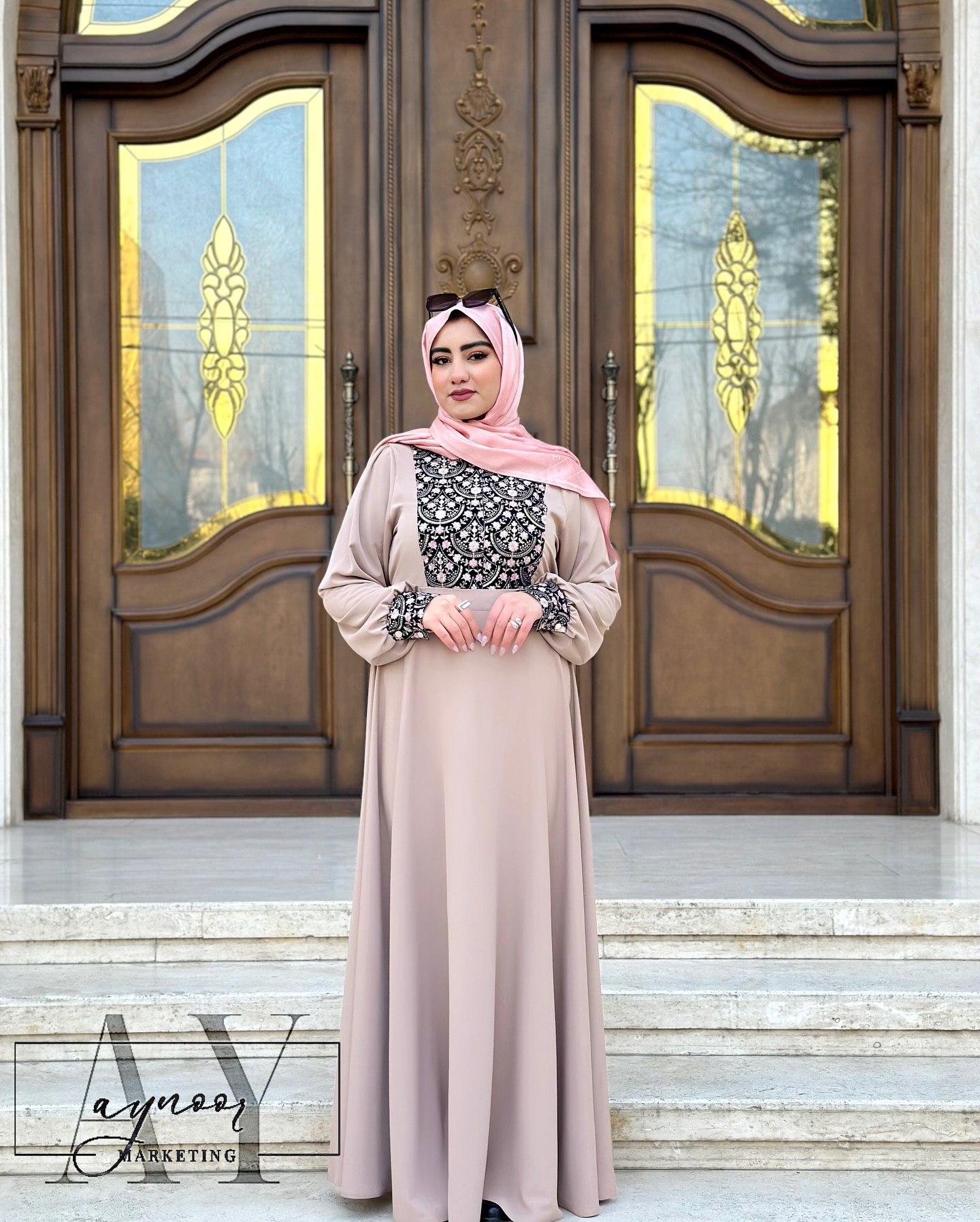 پیراهن سوپر کلوش الیزه مدل شکوفه