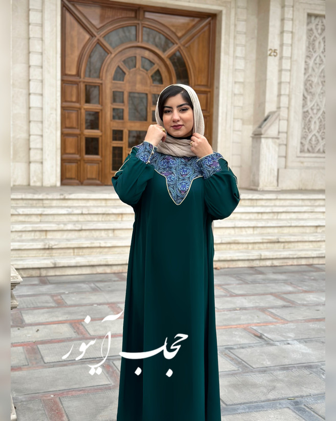 عبای فری سایز کرپ الیزه پریا
