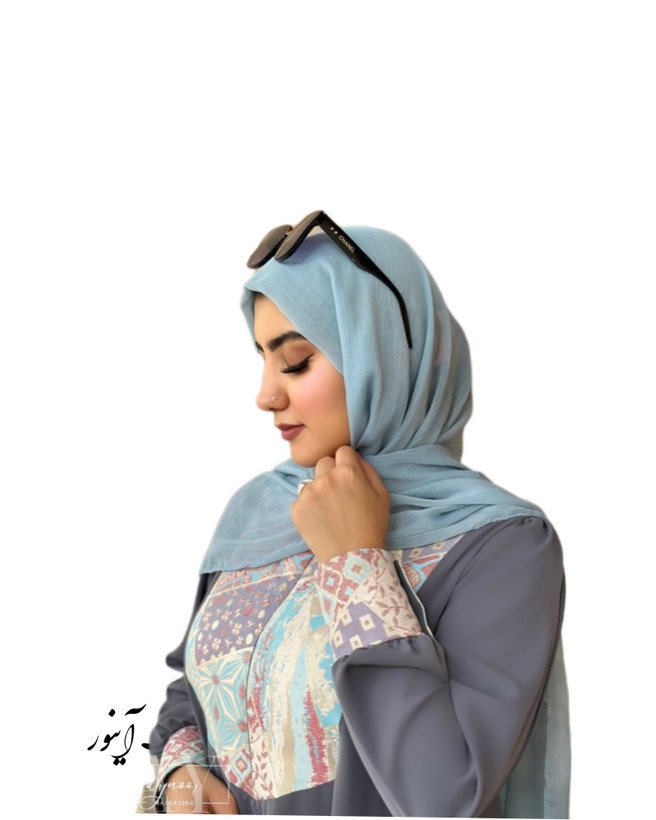 عبای پیراهنی مجلسی طوسی و کالباسی زیپ شیردهی دار حلما