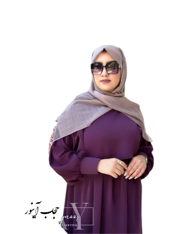 عبای مجلسی پیراهنی دوتیکه ترنم