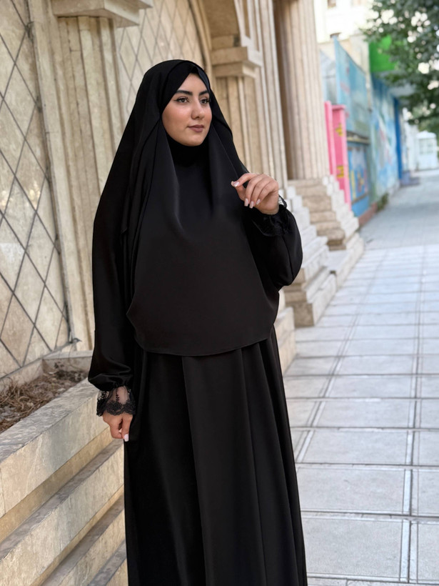 دوتیکه سارافون و خمار استین دار